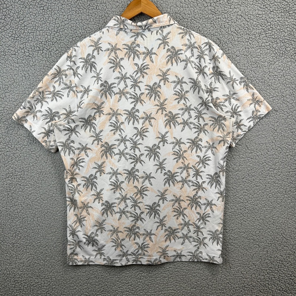 Travis Matthew Golf Polo Men's Size XL Palm Tree Print Performance Stretch - Picture 5 of 7